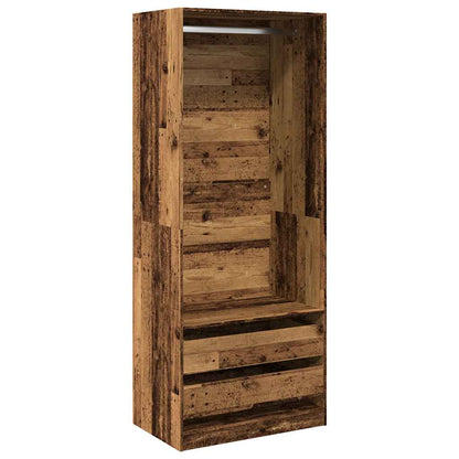 Kledingkast Bewerkt Hout Oud Hout