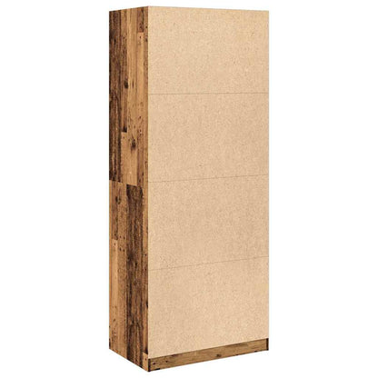 Kledingkast Bewerkt Hout Oud Hout
