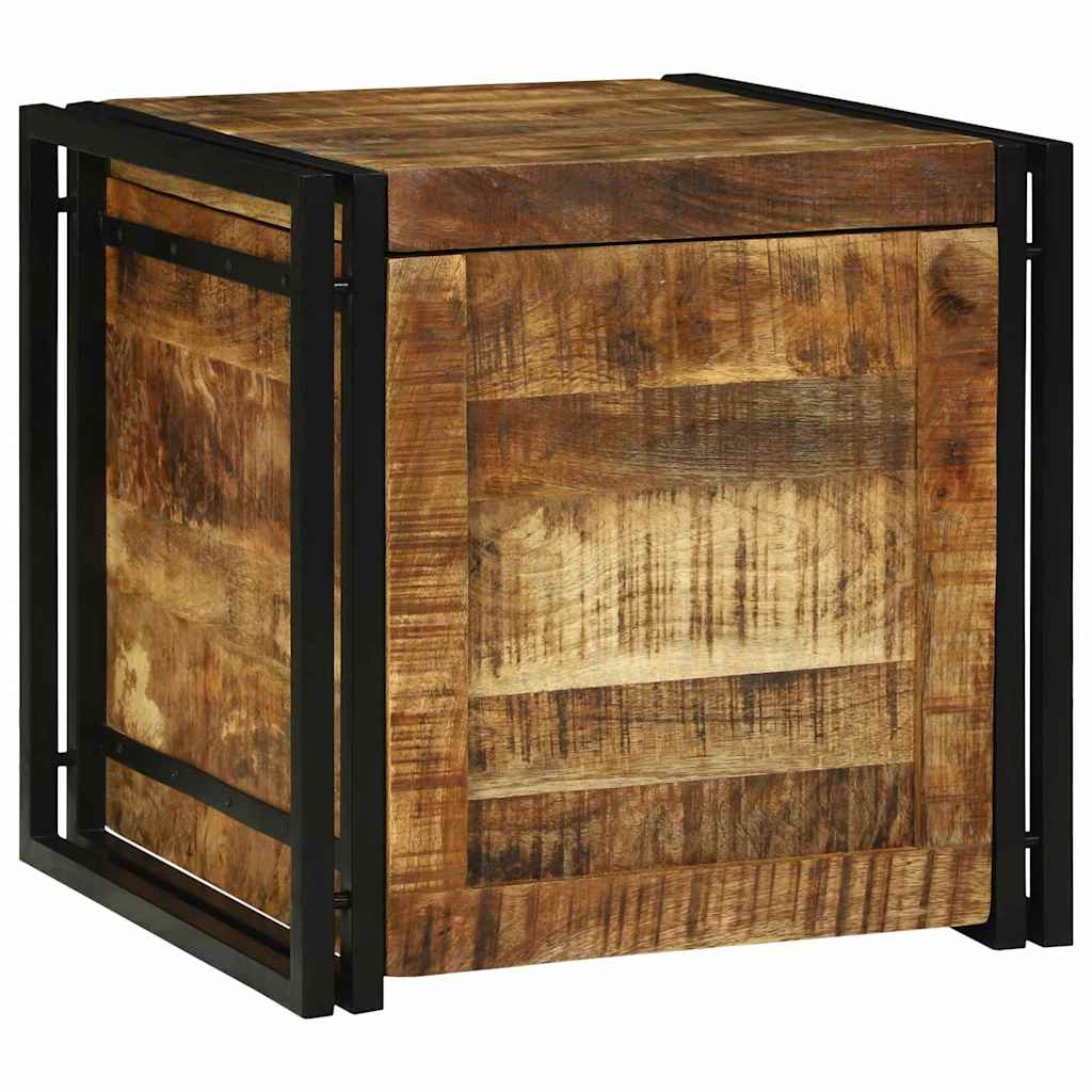 Opbergbox Bruin En Zwart Hergebruikt Hout