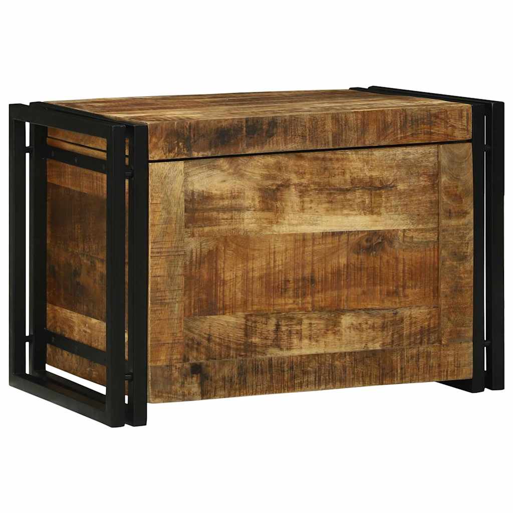 Opbergbox Bruin En Zwart Hergebruikt Hout