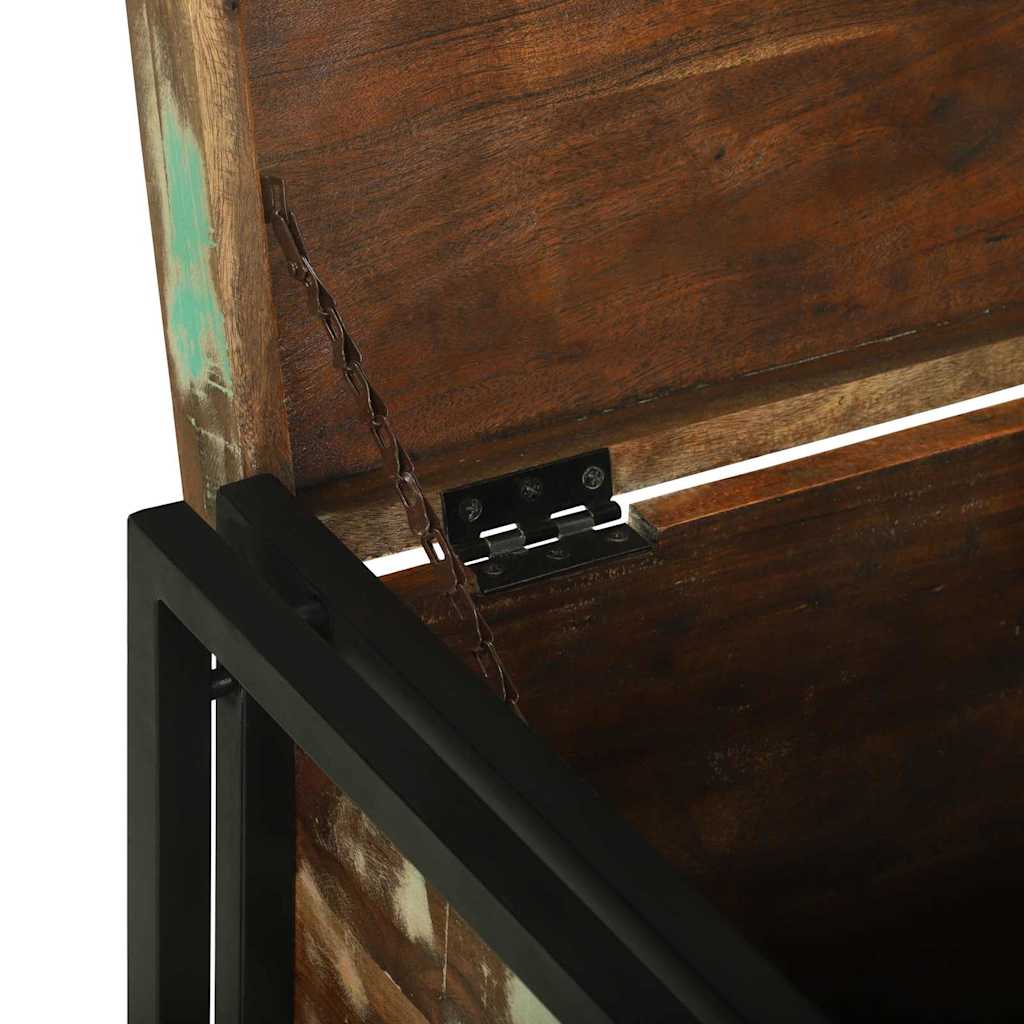 Opbergbox Bruin En Zwart Hergebruikt Hout