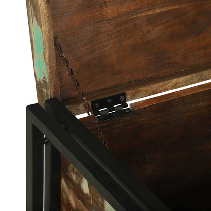 Opbergbox Bruin En Zwart Hergebruikt Hout