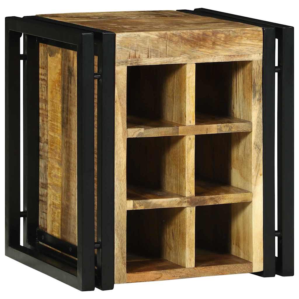 Wijnrek 35 X 35 X 39 Cm Massief Gerecycleerd Hout