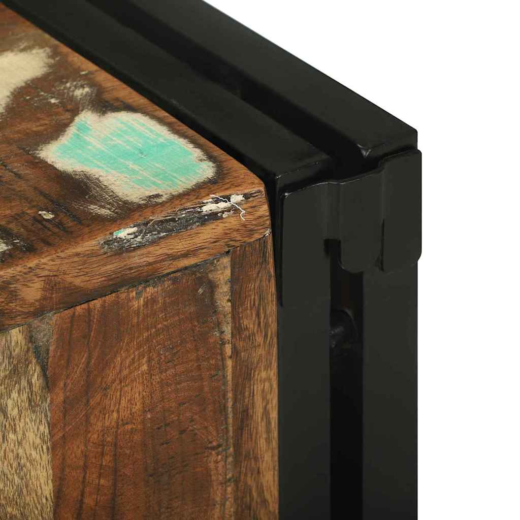 Wijnrek 35 X 35 X 39 Cm Massief Gerecycleerd Hout