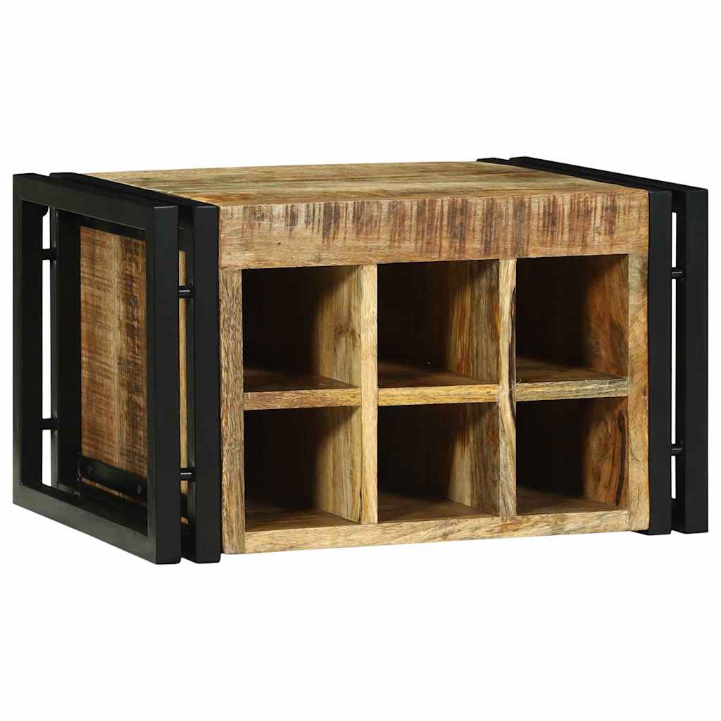 Wijnrek 35 X 35 X 39 Cm Massief Gerecycleerd Hout