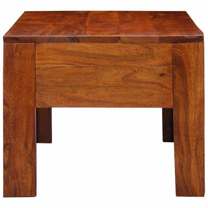 Salontafel 90X50X40 Cm Massief Acaciahout Blauw