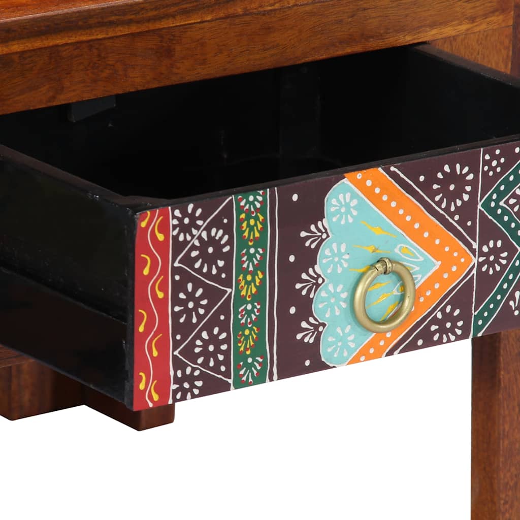 Salontafel 90X50X40 Cm Massief Acaciahout Blauw