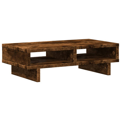 Monitorstandaard Bewerkt Hout Kleurig
