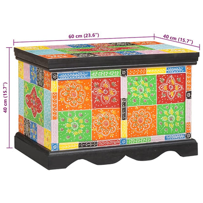 Opbergbox Multikleur Massief Mangohout
