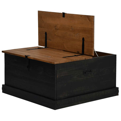 Opbergkist Halden 91X91X47 Cm Massief Grenenhout