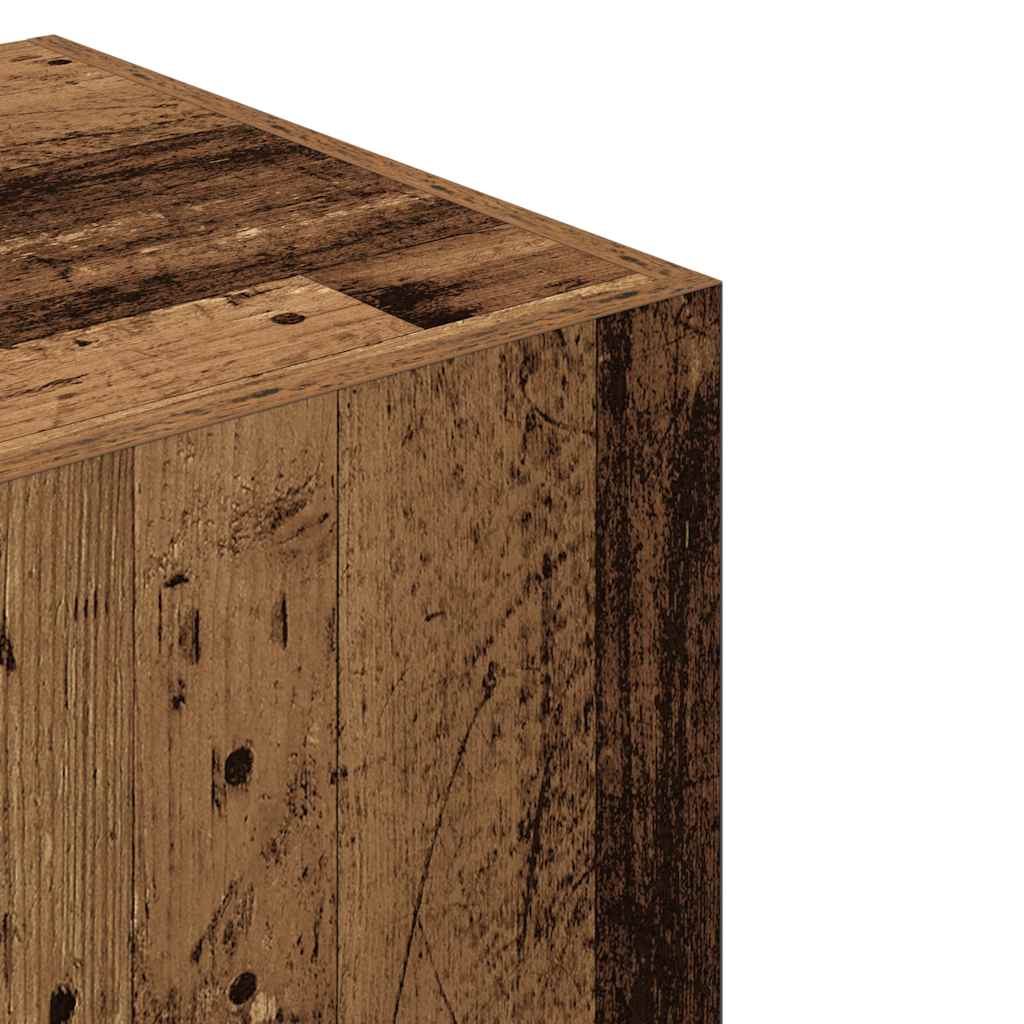 Kledingkast 80X52X180 Cm Bewerkt Hout Kleurig