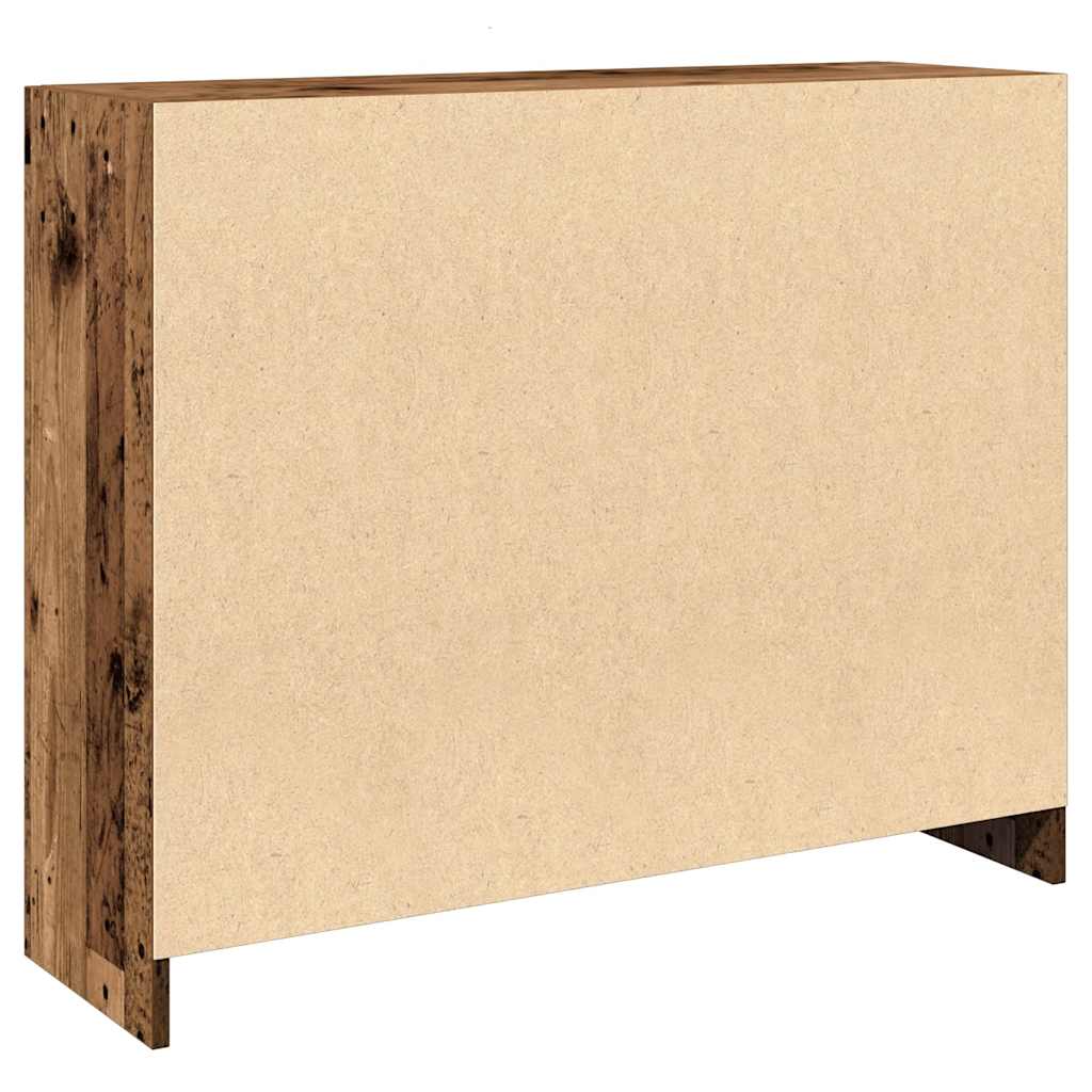 Dressoir 91X28X75 Cm Bewerkt Hout Kleurig