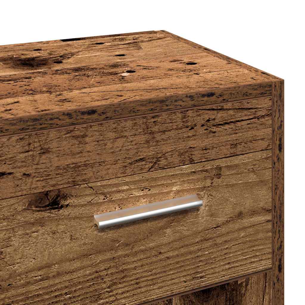 Dressoir 91X28X75 Cm Bewerkt Hout Kleurig
