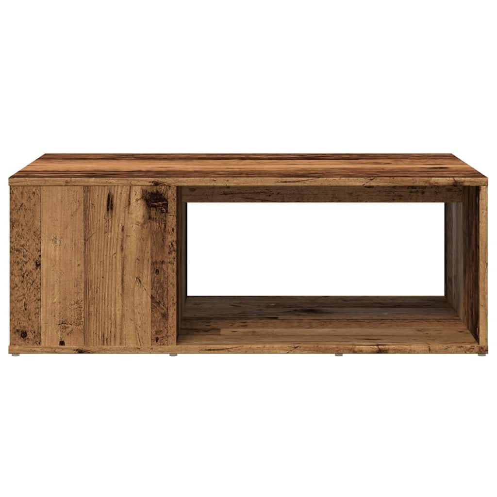 Salontafel 90X67X33 Cm Bewerkt Hout Kleurig