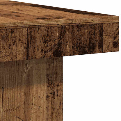 Salontafel 90X90X28 Cm Bewerkt Hout Kleurig