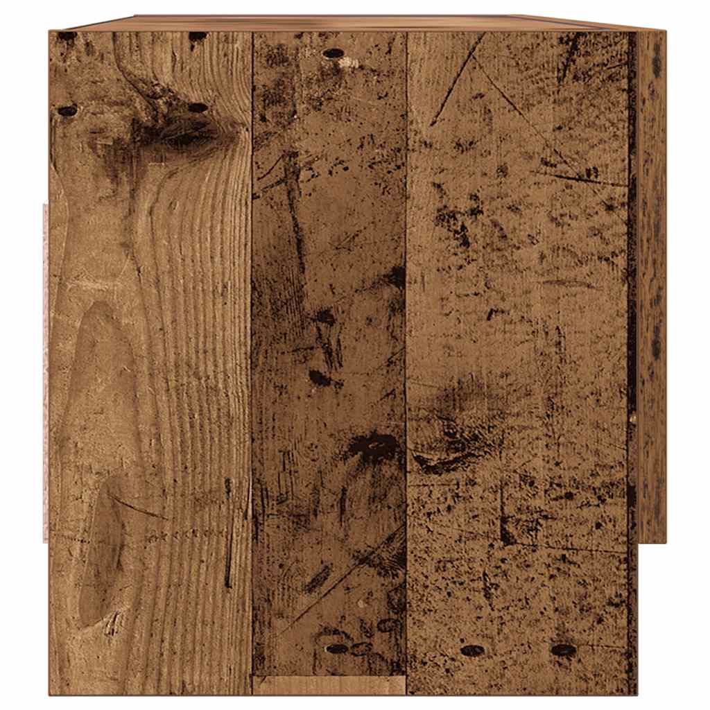 Kledingkast 100X32,5X35 Cm Bewerkt Hout Kleurig Oud Hout