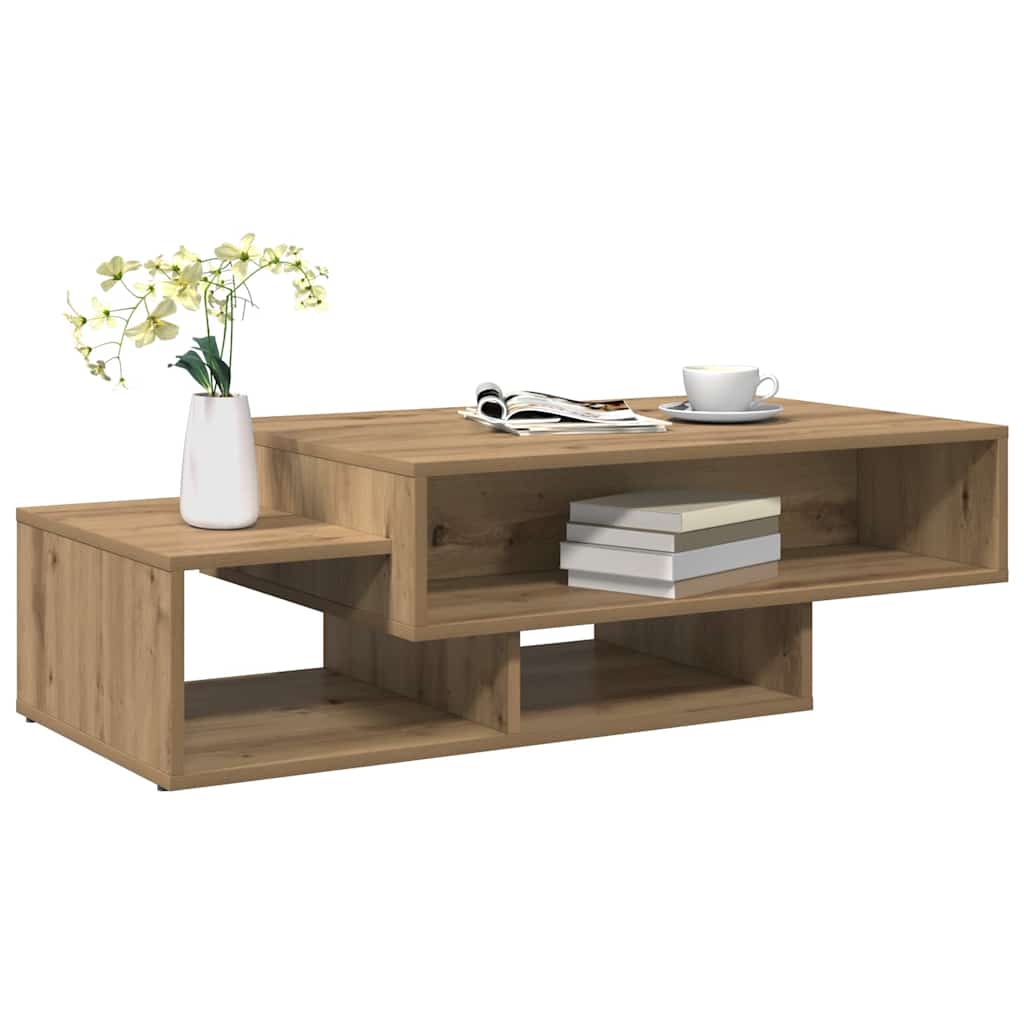 Salontafel 105X55X32 Cm Bewerkt Hout Kleurig