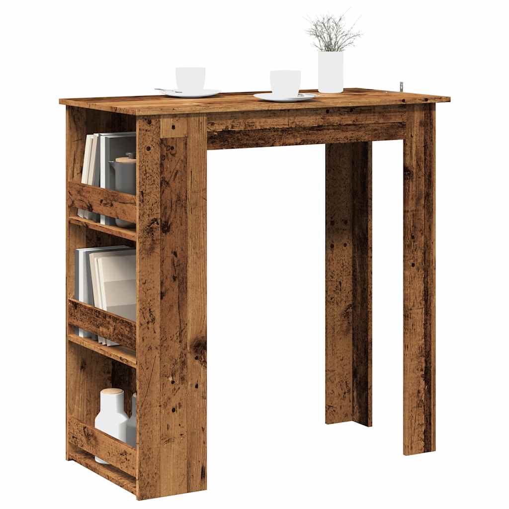 Bartafel Met Opbergrek 102X50X103,5 Cm Kleurig