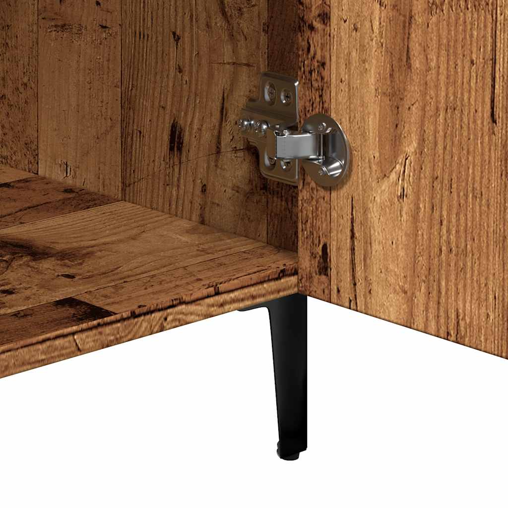 Dressoir 90X34X80 Cm Bewerkt Hout Kleurig
