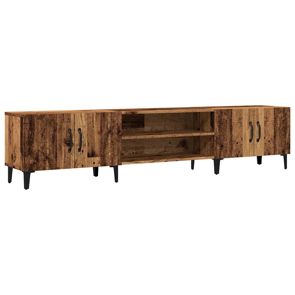 Tv-Meubel 180X31,5X40 Cm Bewerkt Hout Kleurig