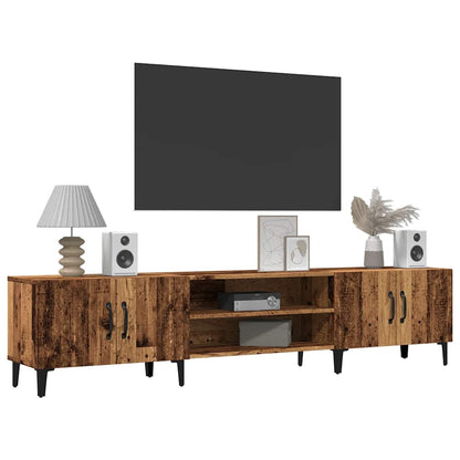 Tv-Meubel 180X31,5X40 Cm Bewerkt Hout Kleurig