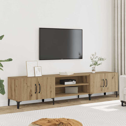 Tv-Meubel 180X31,5X40 Cm Bewerkt Hout Kleurig