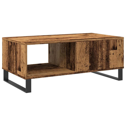 Salontafel 90X50X36,5 Cm Bewerkt Hout Kleurig