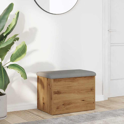 Opbergbankje Bewerkt Hout Kleurig