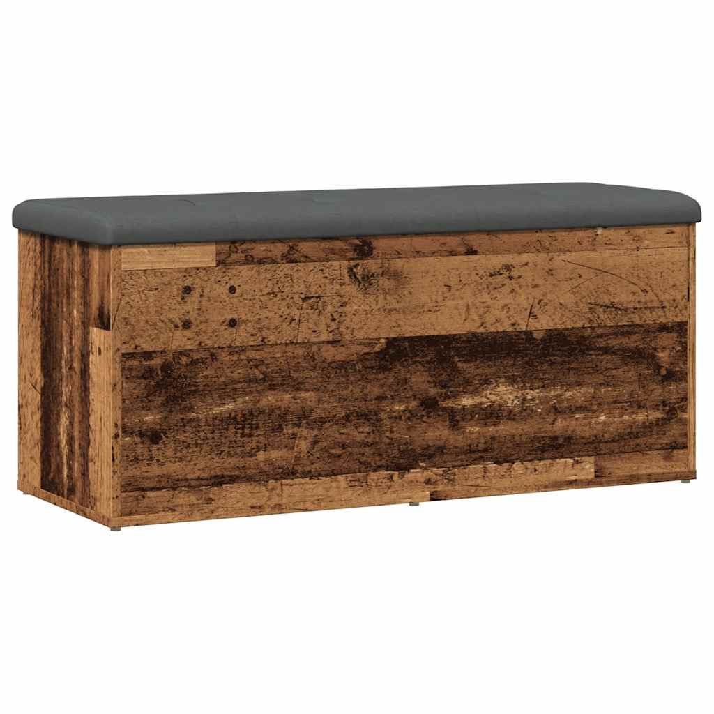 Opbergbankje Bewerkt Hout Kleurig