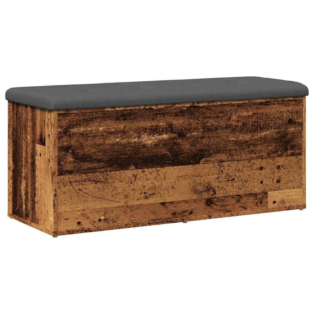Opbergbankje Bewerkt Hout Kleurig