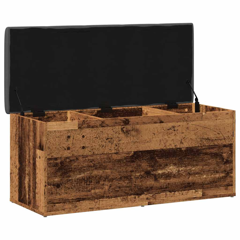 Opbergbankje Bewerkt Hout Kleurig