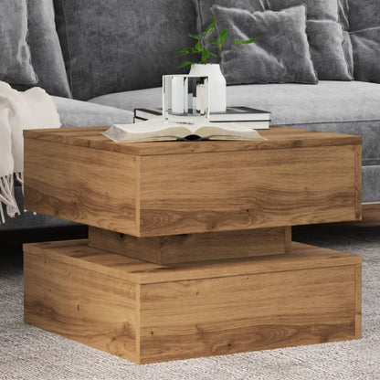 Salontafel Met Metalen Poten 50X50X40 Cm Kleurig
