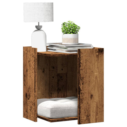 Kattenbakkast Bewerkt Hout Ig
