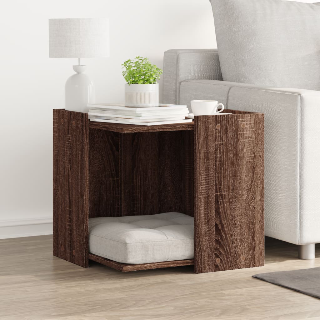 Kattenbakkast Bewerkt Hout Ig