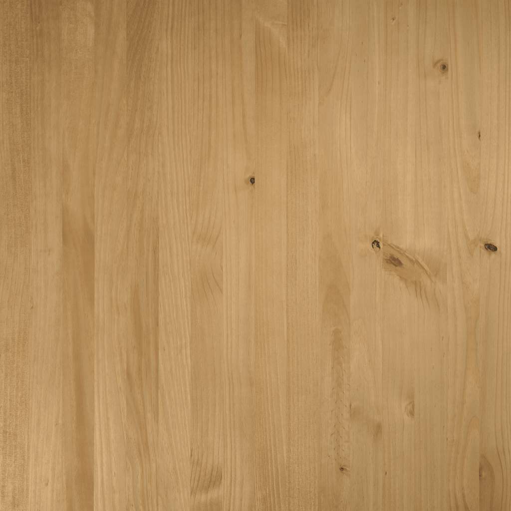 Eettafel Noain A-Vormige Poten 180X90X75 Cm Massief Hout Naturel