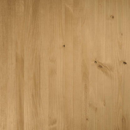 Eettafel Noain A-Vormige Poten 180X90X75 Cm Massief Hout Naturel