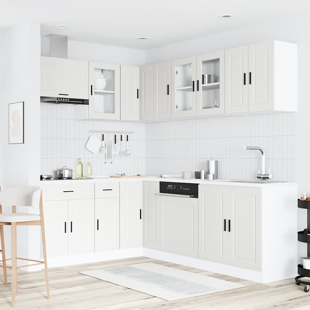 1 Keukenkastenset Porto Bewerkt Hout