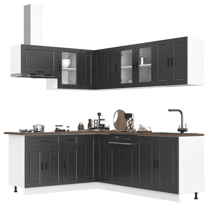 1 Keukenkastenset Porto Bewerkt Hout