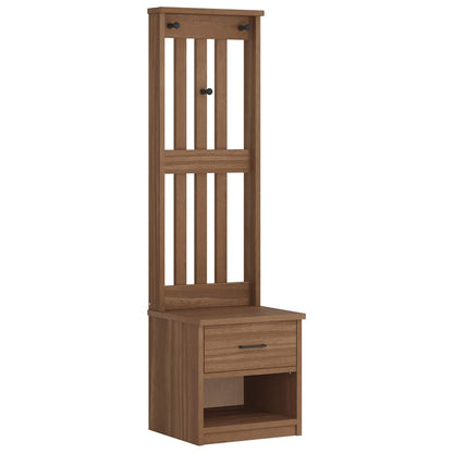 Kapstok Sandnes 45X40X159,5 Cm Massief Grenenhout