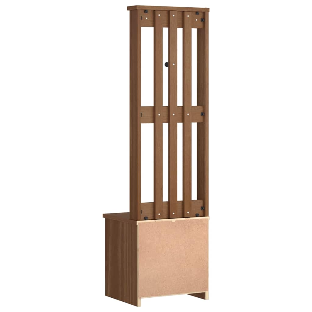 Kapstok Sandnes 45X40X159,5 Cm Massief Grenenhout