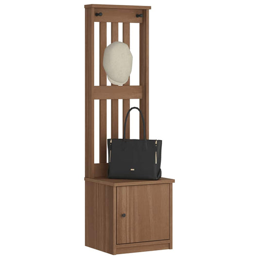 Kapstok Sandnes 45X40X159,5 Cm Massief Grenenhout