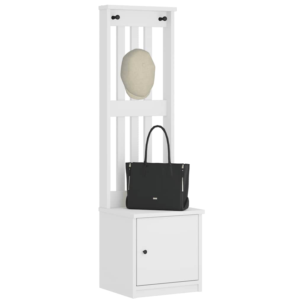 Kapstok Sandnes 45X40X159,5 Cm Massief Grenenhout