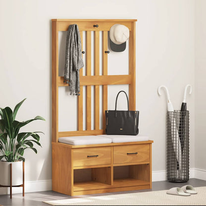 Kapstok Sandnes 45X40X159,5 Cm Massief Grenenhout