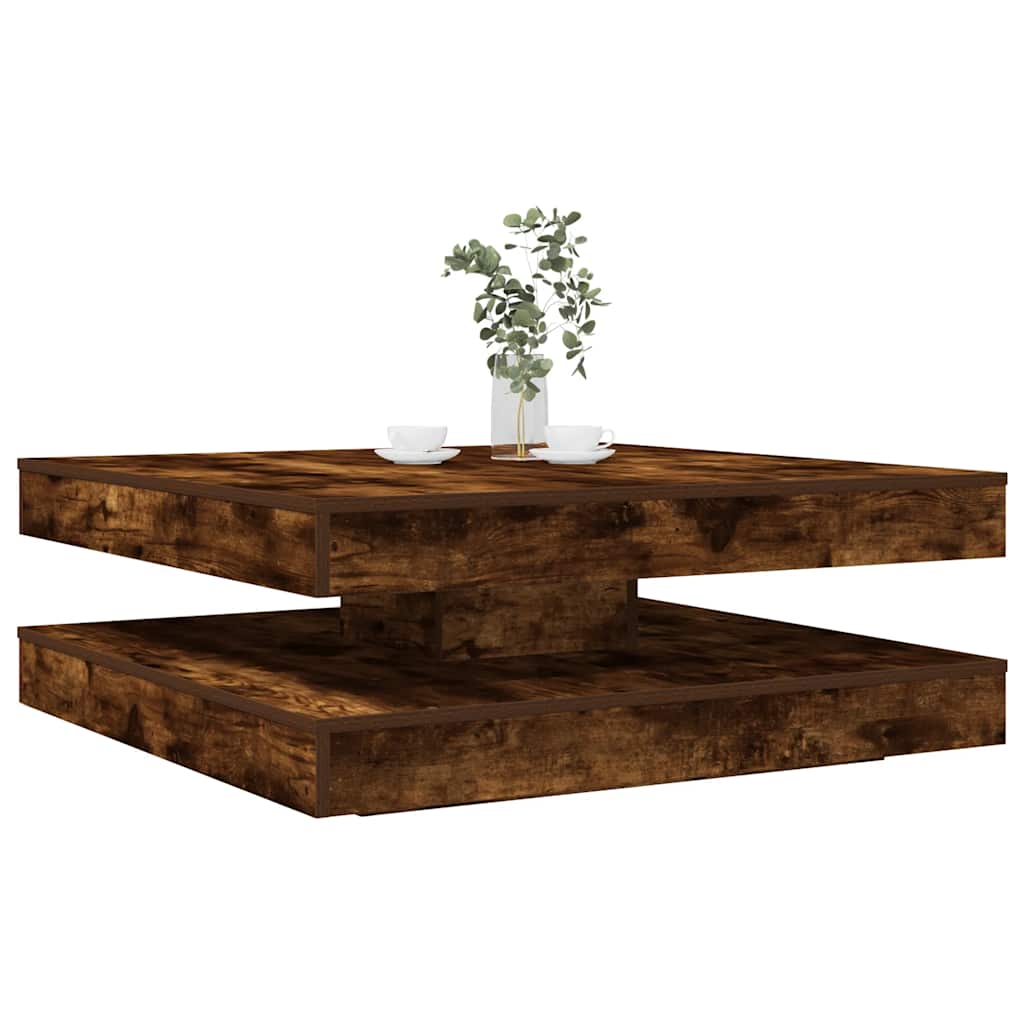 Salontafel 360 Graden Draaibaar 70X70X34,5 Cm Kleurig
