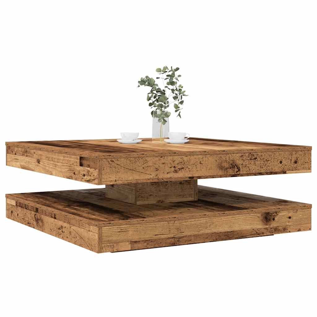 Salontafel 360 Graden Draaibaar 70X70X34,5 Cm Kleurig