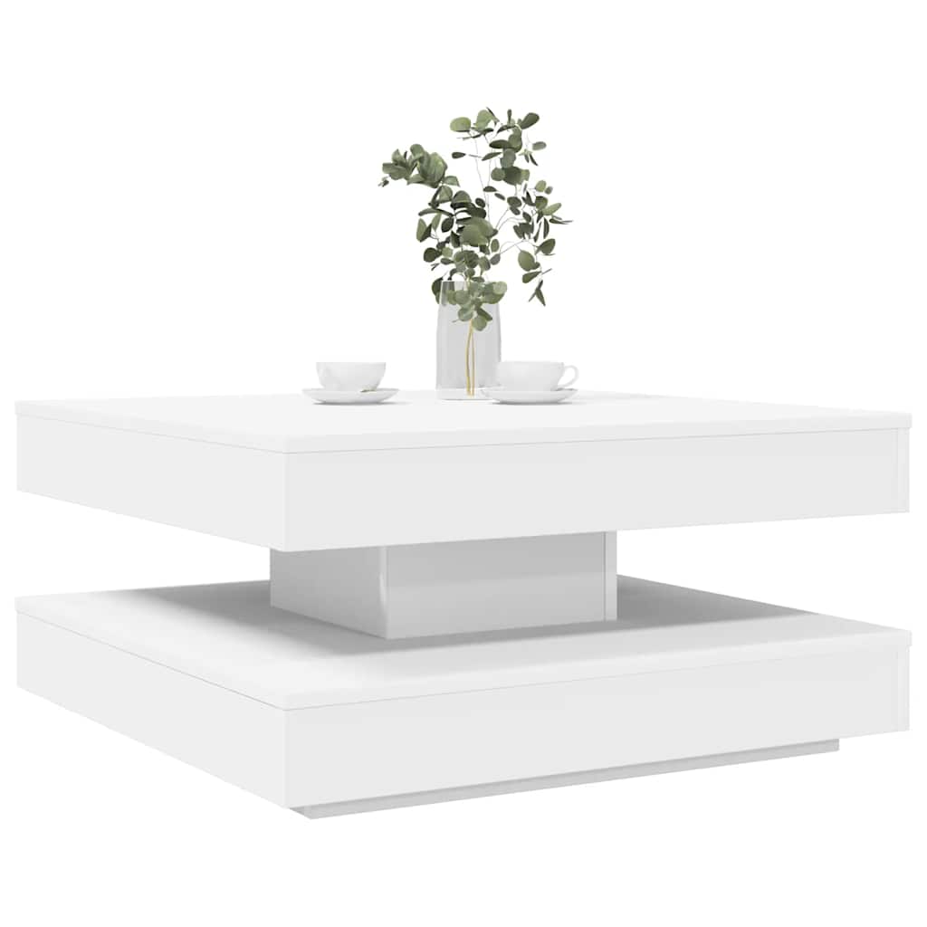 Salontafel 360 Graden Draaibaar 70X70X34,5 Cm Kleurig