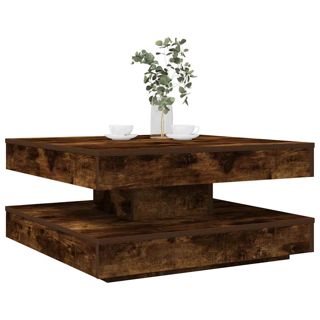 Salontafel 360 Graden Draaibaar 70X70X34,5 Cm Kleurig