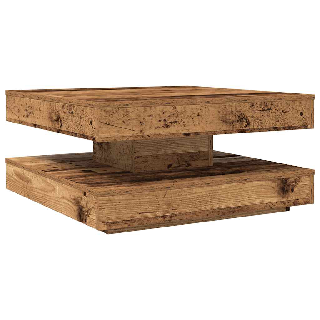 Salontafel 360 Graden Draaibaar 70X70X34,5 Cm Kleurig