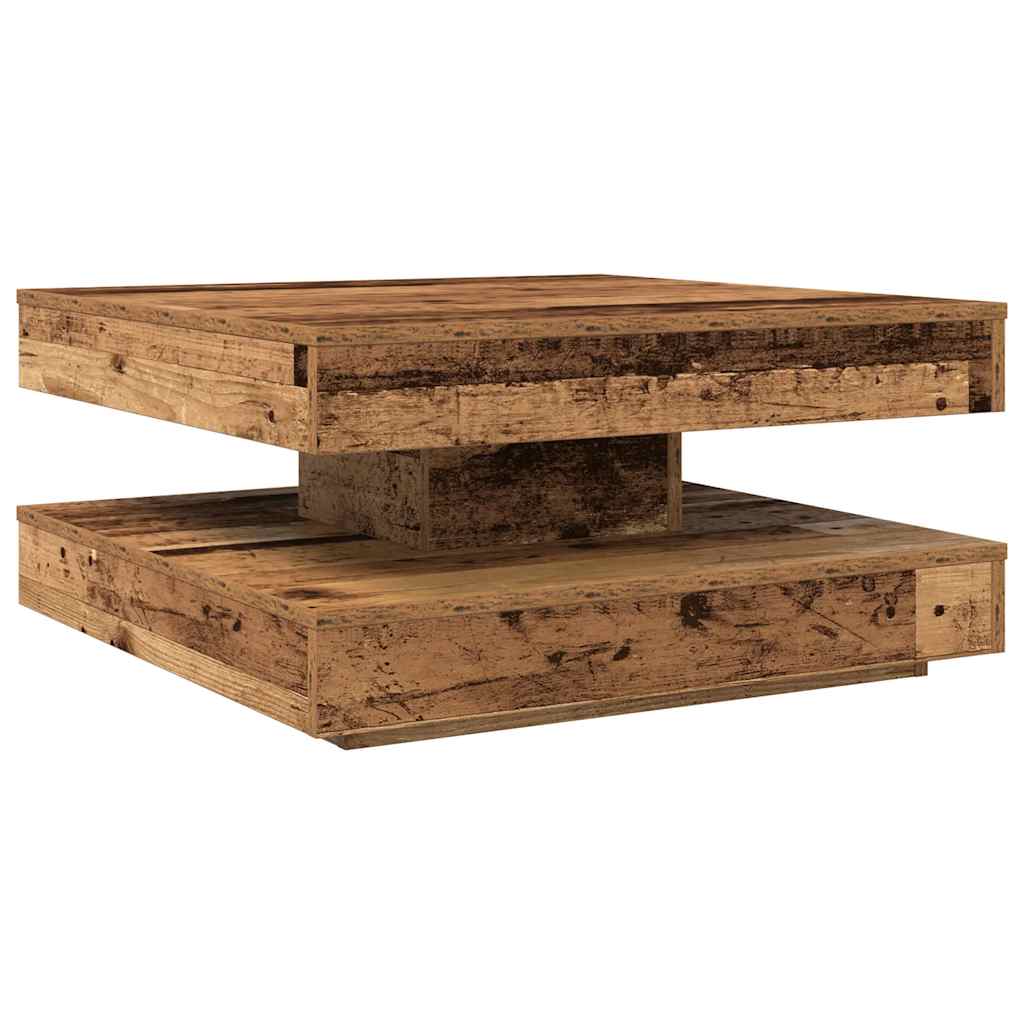Salontafel 360 Graden Draaibaar 70X70X34,5 Cm Kleurig