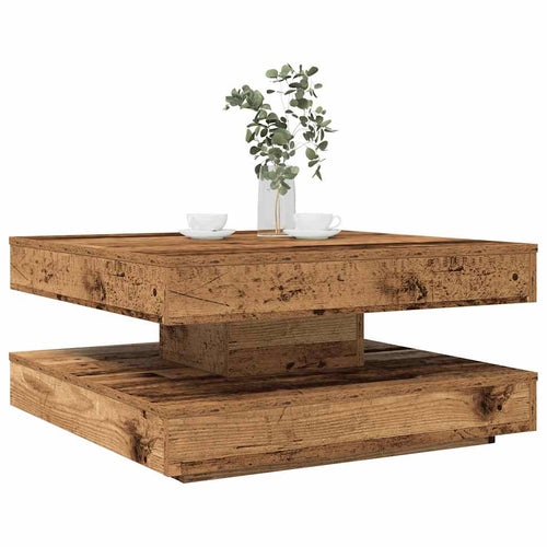 Salontafel 360 Graden Draaibaar 70X70X34,5 Cm Kleurig